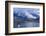 Fishing boat, clearing morning mists, Sitka Sound, Sitka, Northern Panhandle, Southeast Alaska, Uni-Eleanor Scriven-Framed Photographic Print