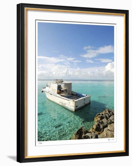 Fishing Boat Current Eleu-John Gynell-Framed Giclee Print