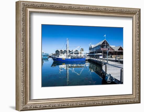 Fishing Boat Harbour of Fremantle, Western Australia, Australia, Pacific-Michael Runkel-Framed Photographic Print