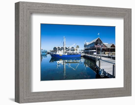 Fishing Boat Harbour of Fremantle, Western Australia, Australia, Pacific-Michael Runkel-Framed Photographic Print