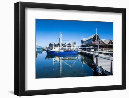 Fishing Boat Harbour of Fremantle, Western Australia, Australia, Pacific-Michael Runkel-Framed Photographic Print