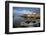 Fishing Boat in Front of the Boathouses in the Harbour of Ahrenshoop in the Saaler Bodden-Uwe Steffens-Framed Photographic Print