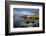 Fishing Boat in Front of the Boathouses in the Harbour of Ahrenshoop in the Saaler Bodden-Uwe Steffens-Framed Photographic Print
