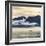 Fishing boat in Kenai Peninsula surrounded by mountains and wildlife-Janet Muir-Framed Photographic Print