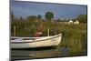 Fishing Boat in the Reed of the Saaler Bodden Close Ahrenshoop-Althagen-Uwe Steffens-Mounted Photographic Print