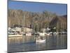 Fishing Boat Leaving Harbour, Puerto Pollensa, Mallorca (Majorca), Spain, Mediterranean-Ruth Tomlinson-Mounted Photographic Print