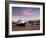 Fishing Boat on Aln Estuary at Twilight, Low Tide, Alnmouth, Near Alnwick, Northumberland, England-Lee Frost-Framed Photographic Print