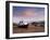 Fishing Boat on Aln Estuary at Twilight, Low Tide, Alnmouth, Near Alnwick, Northumberland, England-Lee Frost-Framed Photographic Print