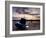 Fishing Boat on the Aln Estuary at Sunset, Alnmouth, Near Alnwick, Northumberland, England, United -Lee Frost-Framed Photographic Print