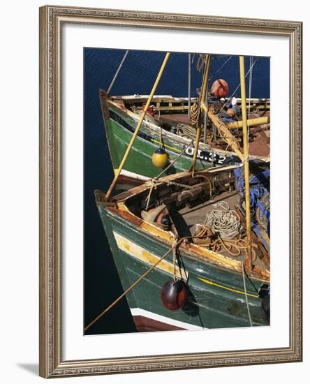 Fishing Boat Prows-Bo Zaunders-Framed Photographic Print