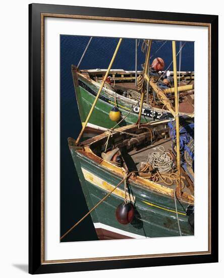 Fishing Boat Prows-Bo Zaunders-Framed Photographic Print