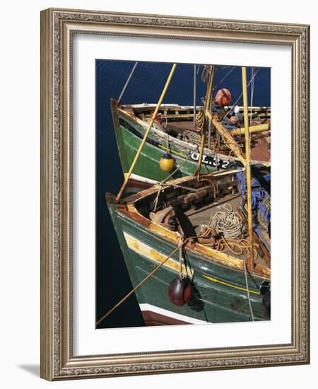 Fishing Boat Prows-Bo Zaunders-Framed Photographic Print