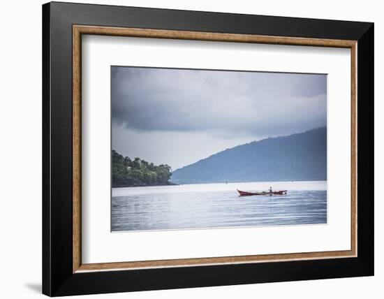 Fishing Boat, Pulau Weh Island, Aceh Province, Sumatra, Indonesia, Southeast Asia, Asia-Matthew Williams-Ellis-Framed Photographic Print