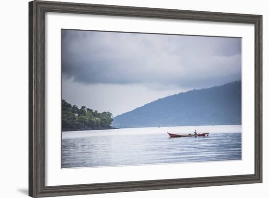 Fishing Boat, Pulau Weh Island, Aceh Province, Sumatra, Indonesia, Southeast Asia, Asia-Matthew Williams-Ellis-Framed Photographic Print