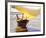 Fishing Boat, Spain-Arthur Rider-Framed Art Print