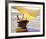 Fishing Boat, Spain-Arthur Rider-Framed Art Print