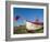 Fishing Boat with Red Flag on the Beach, Aldeburgh, Suffolk, England, UK, Europe-Lee Frost-Framed Photographic Print