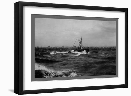 Fishing Boat-Edwin Levick-Framed Art Print