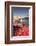 Fishing boats and fishing net at the port, old town, Gallipoli, Lecce province, Salentine Peninsula-Markus Lange-Framed Photographic Print