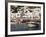 Fishing Boats and Harbour, Mykonos, Hora, Cyclades, Greece-Gavin Hellier-Framed Photographic Print