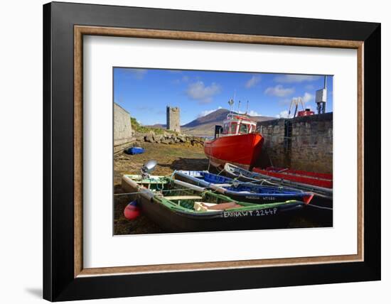 Fishing Boats at Kildownet Pier-Richard Cummins-Framed Photographic Print