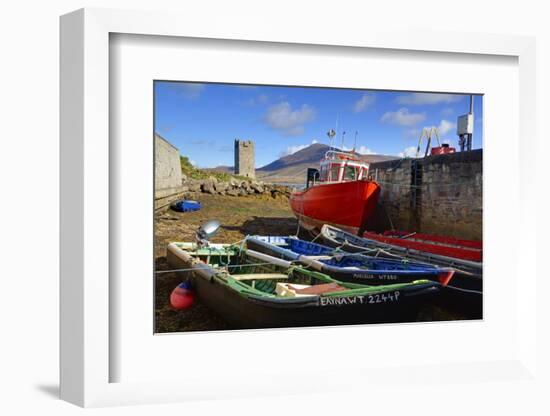 Fishing Boats at Kildownet Pier-Richard Cummins-Framed Photographic Print