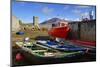 Fishing Boats at Kildownet Pier-Richard Cummins-Mounted Photographic Print