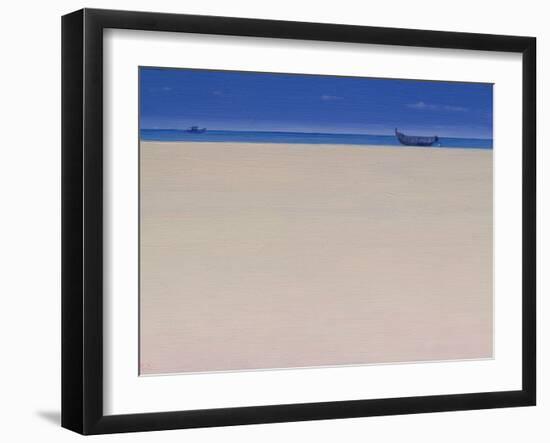 Fishing Boats at Puvar, Kerala-Derek Hare-Framed Giclee Print