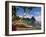 Fishing Boats at Soufriere with the Pitons in the Background, West Indies, Caribbean-Yadid Levy-Framed Photographic Print