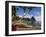 Fishing Boats at Soufriere with the Pitons in the Background, West Indies, Caribbean-Yadid Levy-Framed Photographic Print