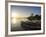 Fishing Boats at Sunset on the Suriname River Near Paramaribo, Surinam, South America-Michael Runkel-Framed Photographic Print