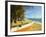 Fishing Boats at the East End of the South Coast Whale Watch Surf Beach at Mirissa, Near Matara, So-Robert Francis-Framed Photographic Print