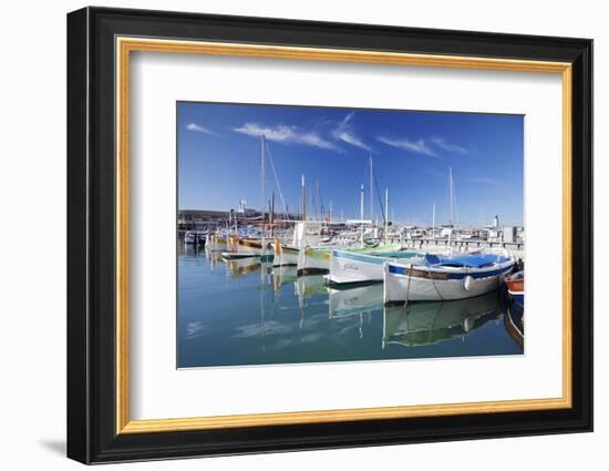 Fishing Boats at the Harbour, France-Markus Lange-Framed Photographic Print