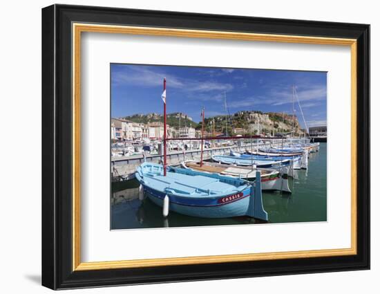 Fishing Boats at the Harbour, France-Markus Lange-Framed Photographic Print