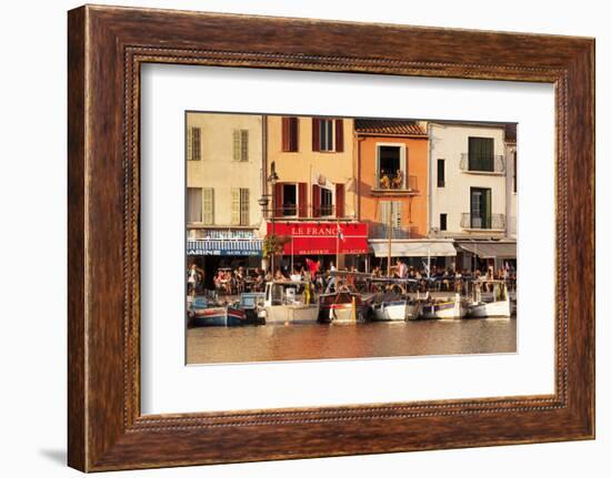 Fishing Boats at the Harbour, France-Markus Lange-Framed Photographic Print