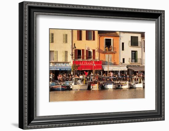 Fishing Boats at the Harbour, France-Markus Lange-Framed Photographic Print