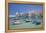 Fishing boats at the harbour, old town with cathedral, Giovinazzo, Bari district, Puglia, Italy, Me-Markus Lange-Framed Premier Image Canvas