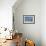 Fishing boats at the harbour, old town with cathedral, Giovinazzo, Bari district, Puglia, Italy, Me-Markus Lange-Framed Photographic Print displayed on a wall