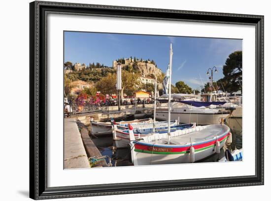 Fishing Boats at the Harbour, Southern France-Markus Lange-Framed Photographic Print