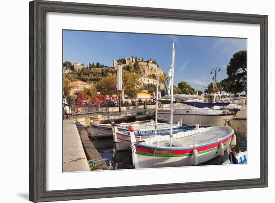 Fishing Boats at the Harbour, Southern France-Markus Lange-Framed Photographic Print