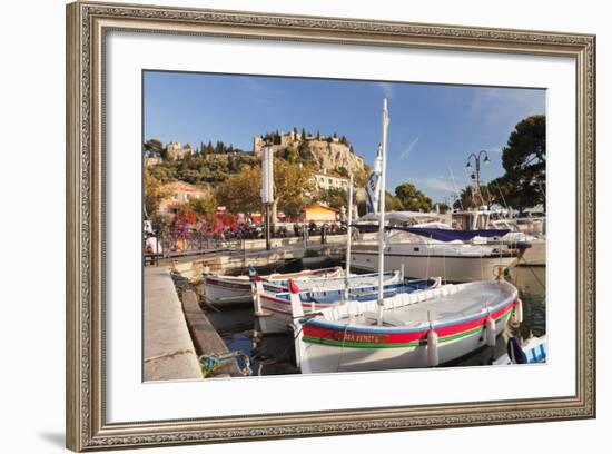 Fishing Boats at the Harbour, Southern France-Markus Lange-Framed Photographic Print