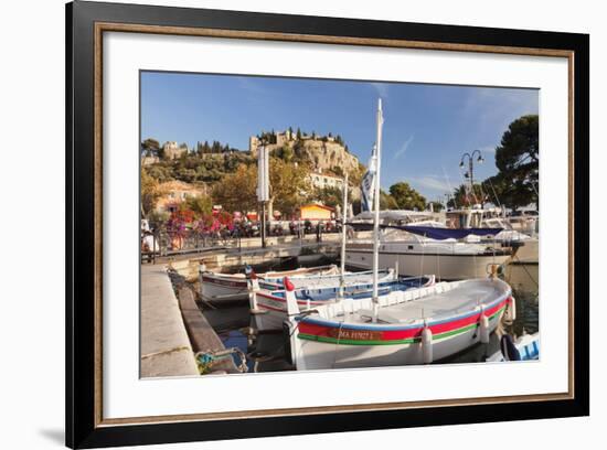 Fishing Boats at the Harbour, Southern France-Markus Lange-Framed Photographic Print