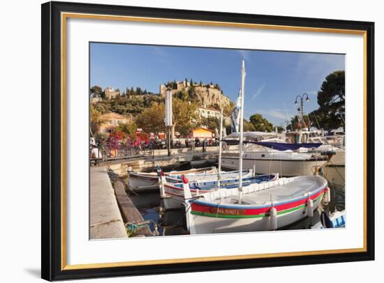 Fishing Boats at the Harbour, Southern France-Markus Lange-Framed Photographic Print