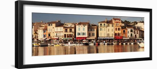 Fishing Boats at the Harbour, Southern France-Markus Lange-Framed Photographic Print