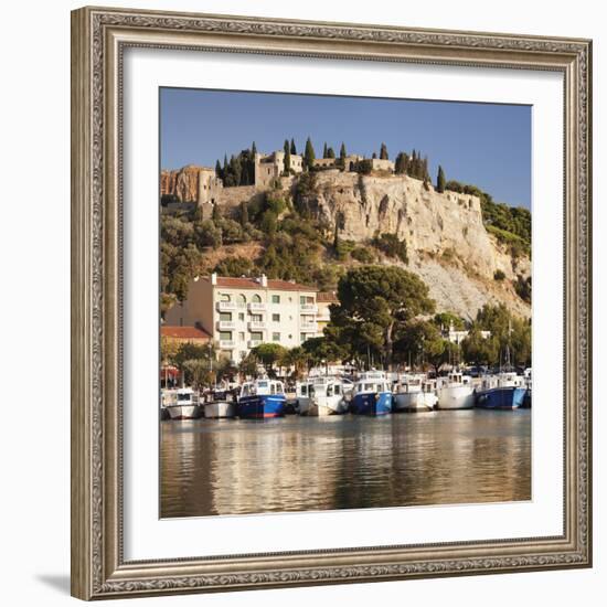 Fishing Boats at the Harbour, Southern France-Markus Lange-Framed Photographic Print