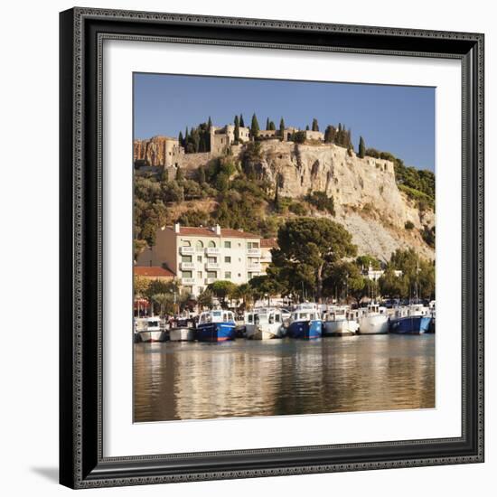 Fishing Boats at the Harbour, Southern France-Markus Lange-Framed Photographic Print