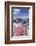 Fishing Boats at the Port, Old Town with Castle, Gallipoli, Lecce Province, Salentine Peninsula-Markus Lange-Framed Photographic Print