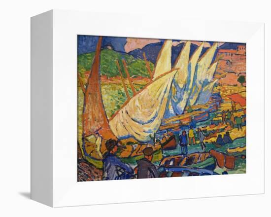 Fishing Boats, Collioure-Andre Derain-Framed Stretched Canvas