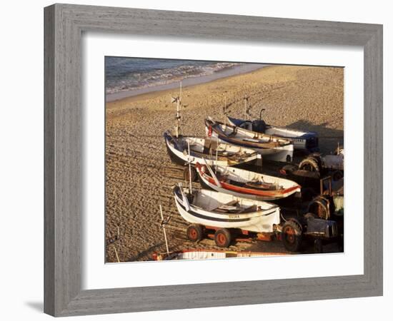 Fishing Boats, Cromer, Norfolk, England, United Kingdom-Charcrit Boonsom-Framed Photographic Print