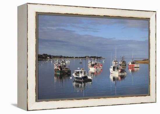 Fishing Boats, Harbor, Chatham, Cape Cod, Massachusetts, New England, Usa-Wendy Connett-Framed Premier Image Canvas